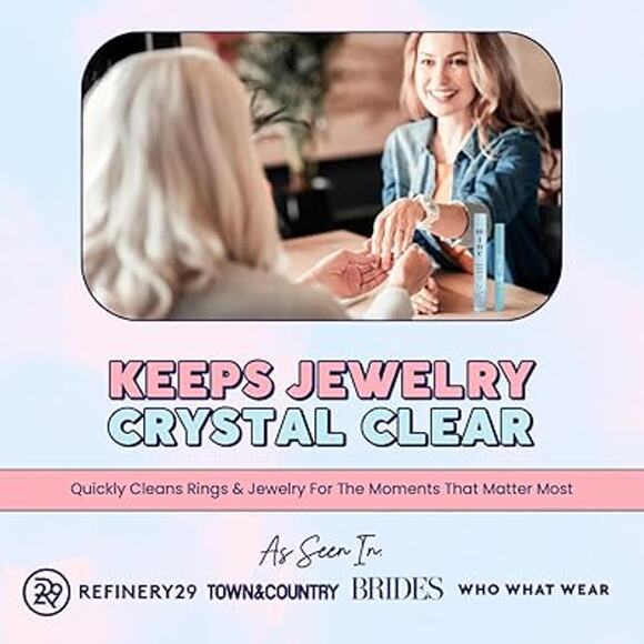 New Set of 4 MINE On-the-Go Ring & Jewelry Cleaning Pen Crystal Clear Carats - Picture 3 of 8